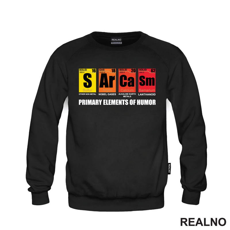 Primary Elements Of Humor - S Ar Ca Sm - Symbols - Humor
