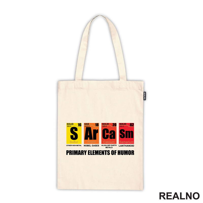 Primary Elements Of Humor - S Ar Ca Sm - Symbols - Humor