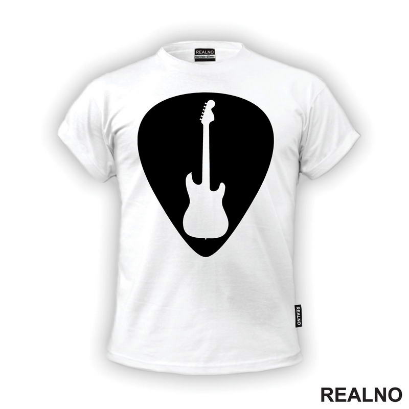 Guitar Pick - Silhouette Guitar - Muzika