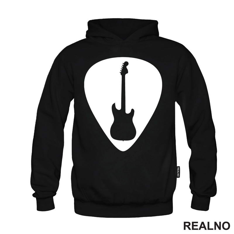 Guitar Pick - Silhouette Guitar - Muzika