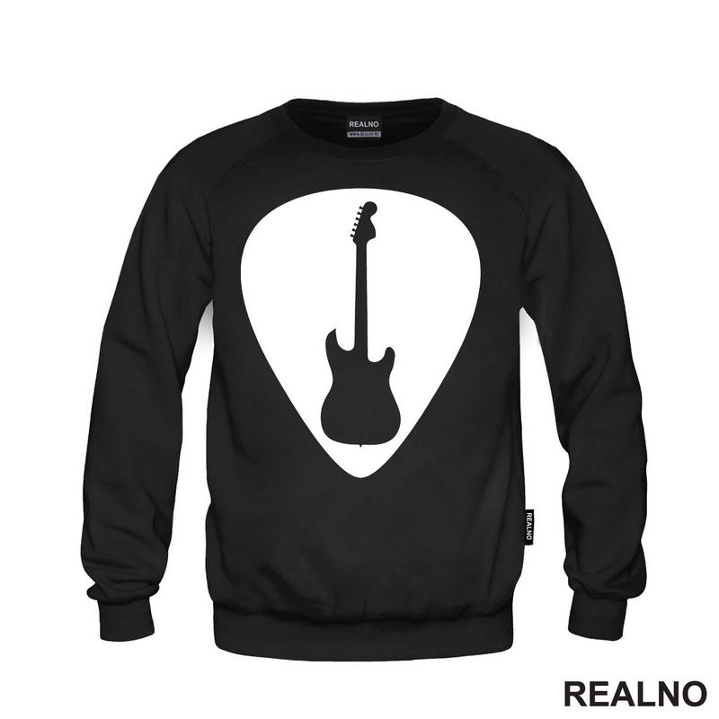 Guitar Pick - Silhouette Guitar - Muzika