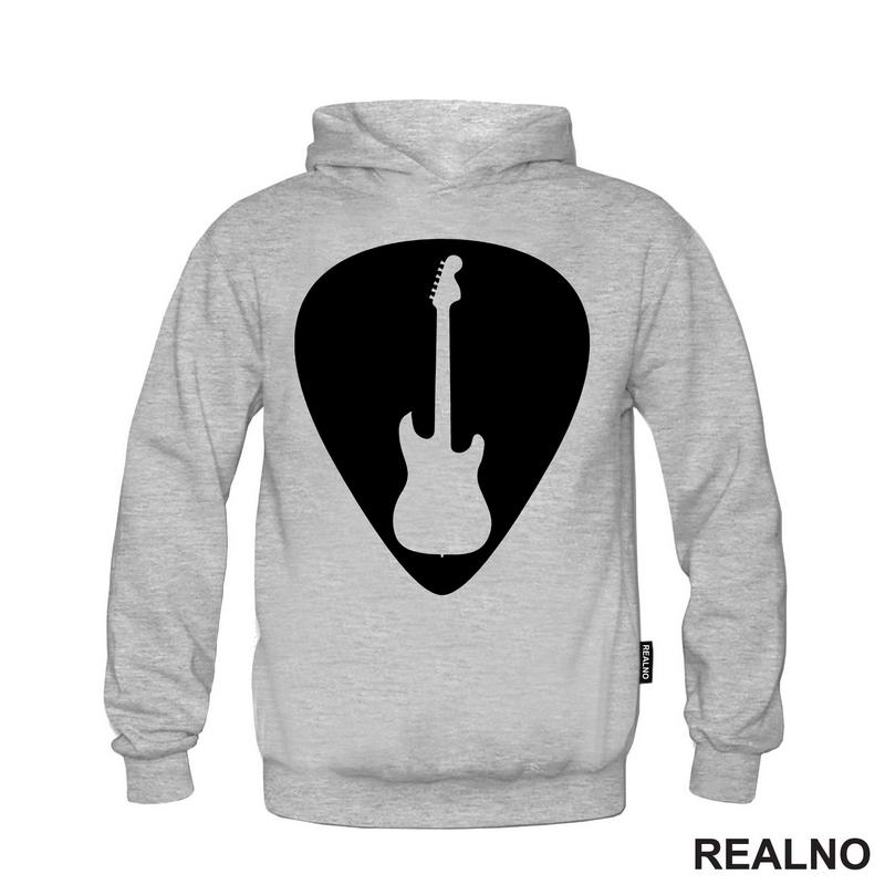 Guitar Pick - Silhouette Guitar - Muzika