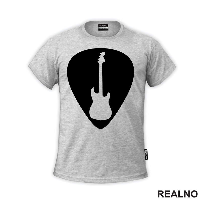 Guitar Pick - Silhouette Guitar - Muzika