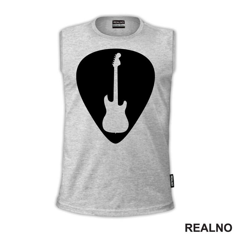 Guitar Pick - Silhouette Guitar - Muzika