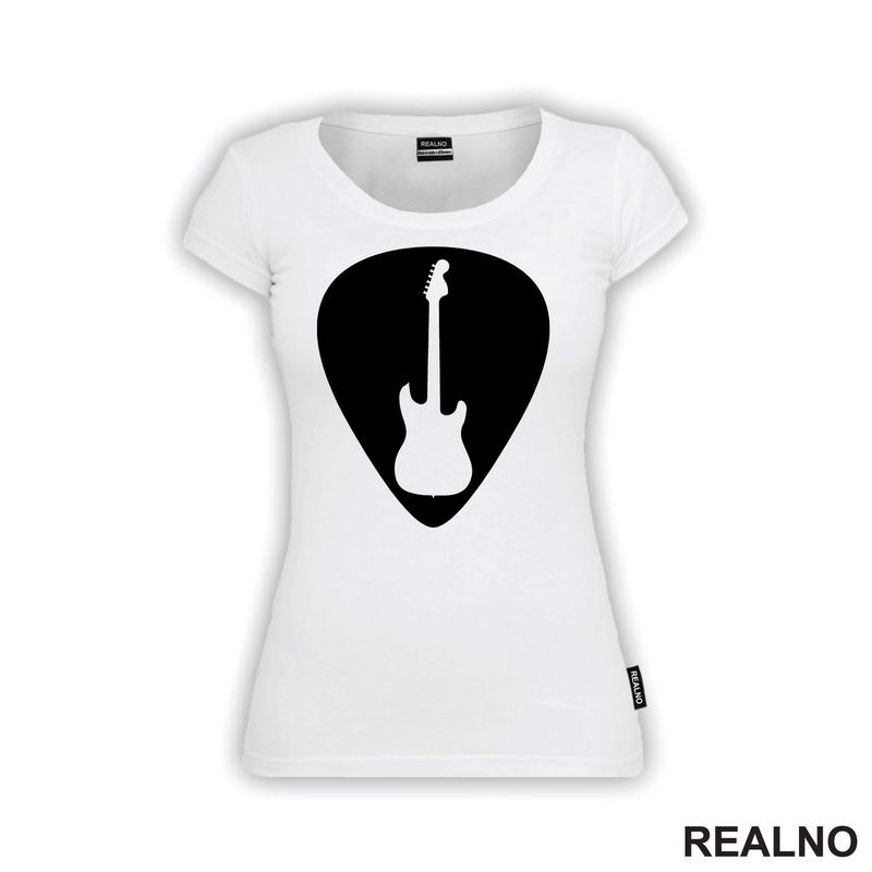 Guitar Pick - Silhouette Guitar - Muzika