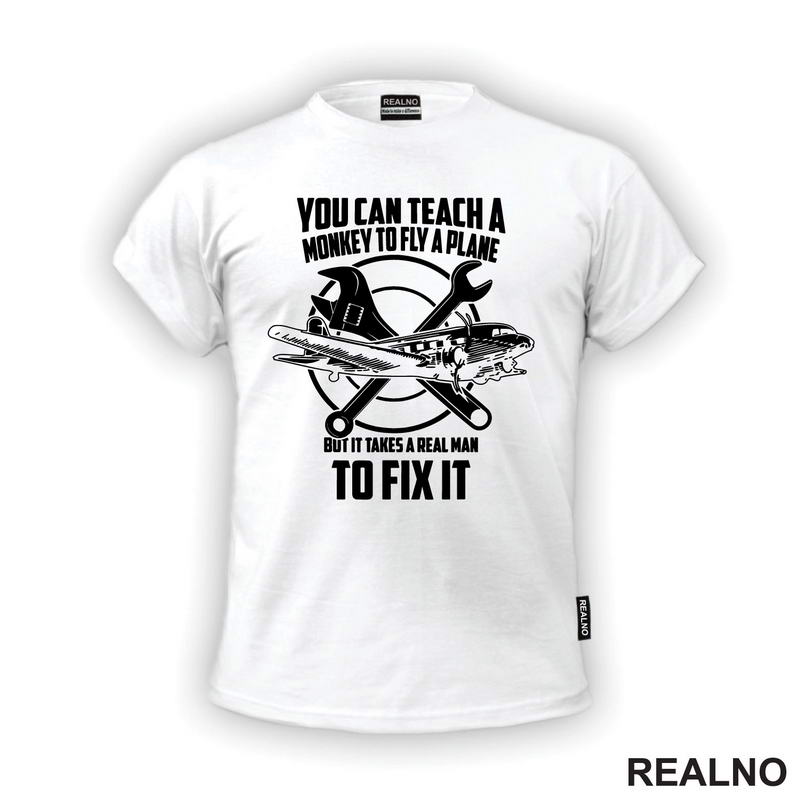 You Can Teach A Monkey To Fly A Plane But It Takes A Real Man To Fix It - Geek