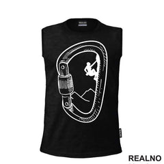 Mountain Climber - Carabiner Outline - Planinarenje - Kampovanje - Priroda - Nature