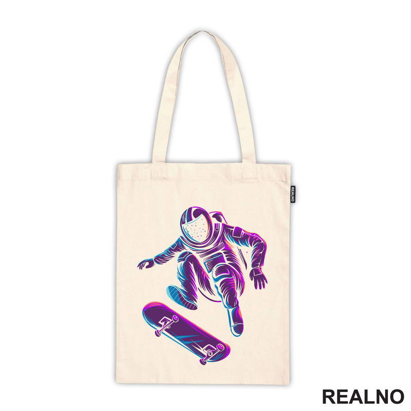 Astronaut On A Skate - Purple And Blue - Space - Svemir