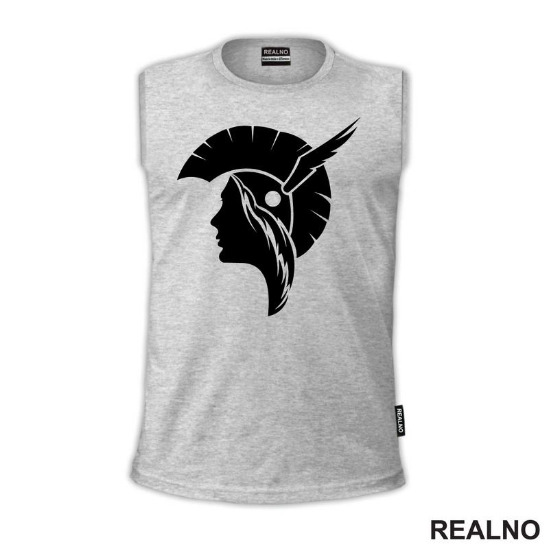 Spartan Girl Warrior Illustration - Trening