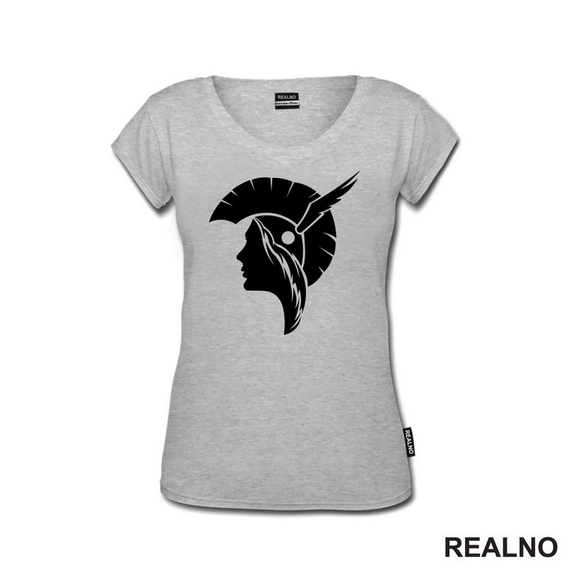 Spartan Girl Warrior Illustration - Trening