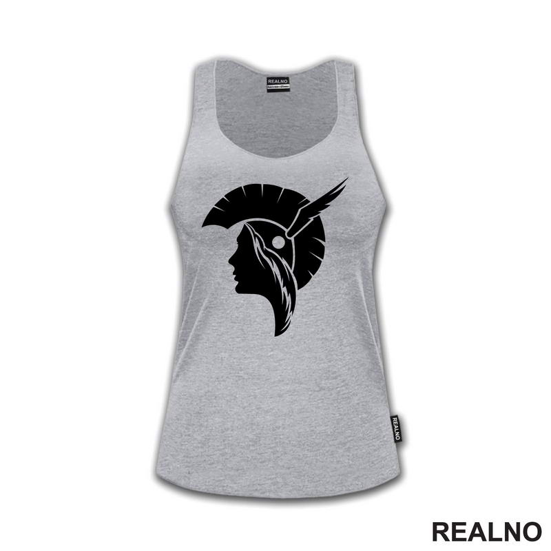 Spartan Girl Warrior Illustration - Trening