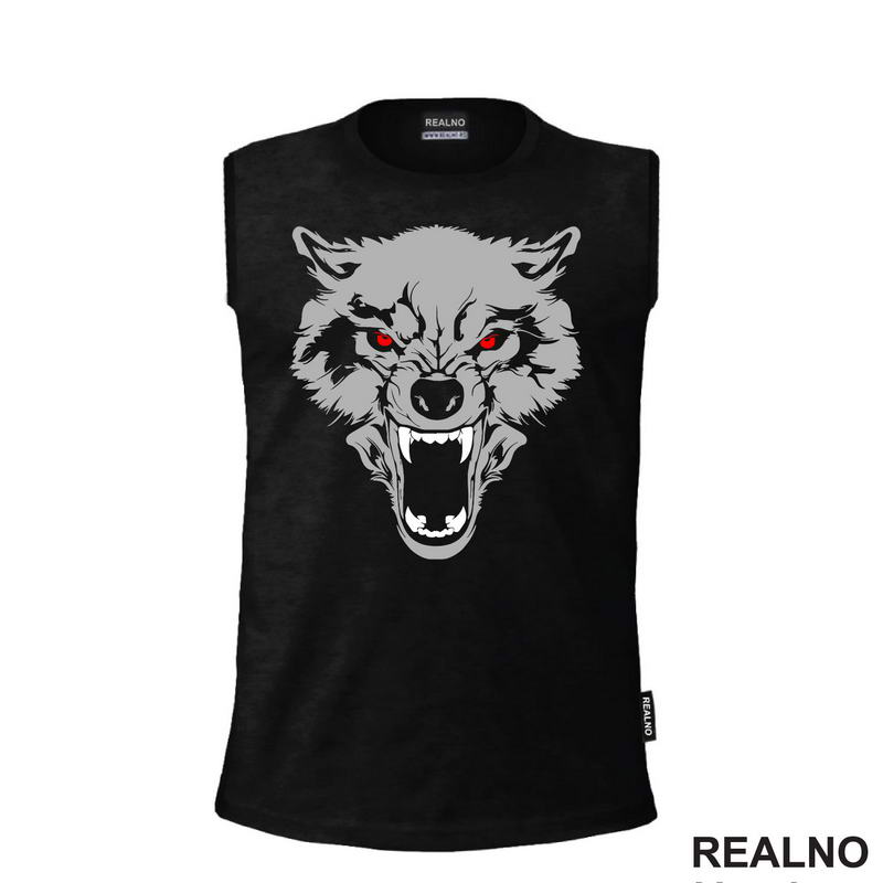 Gray Wolf - Red Eyes - Vuk - Životinje