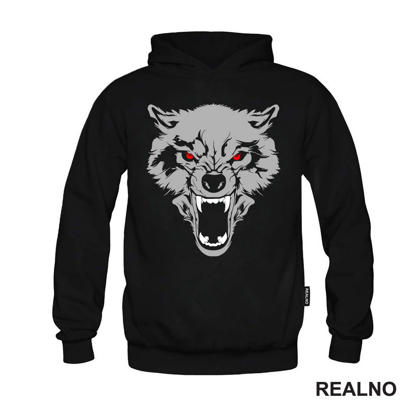 Gray Wolf - Red Eyes - Vuk - Životinje