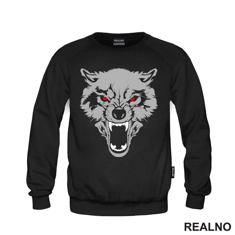 Gray Wolf - Red Eyes - Vuk - Životinje