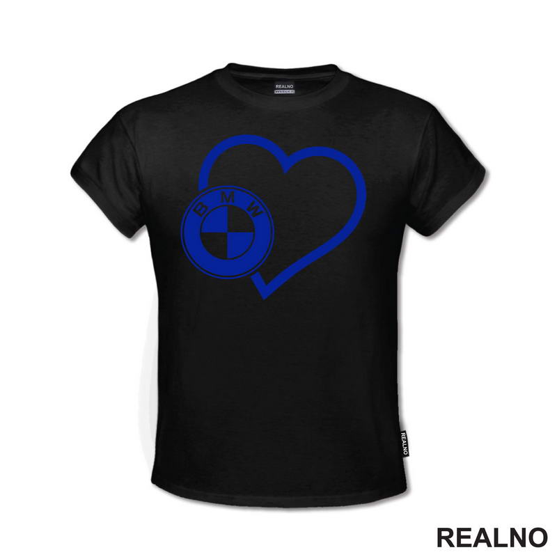BMW In Heart - Blue Logo - Cars - Auto