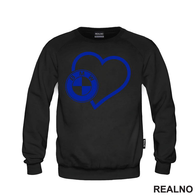 BMW In Heart - Blue Logo - Cars - Auto