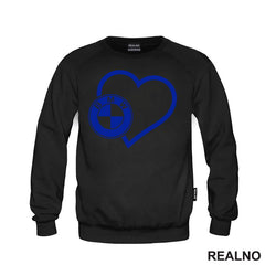 BMW In Heart - Blue Logo - Cars - Auto