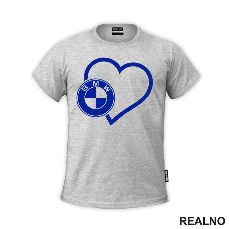 BMW In Heart - Blue Logo - Cars - Auto