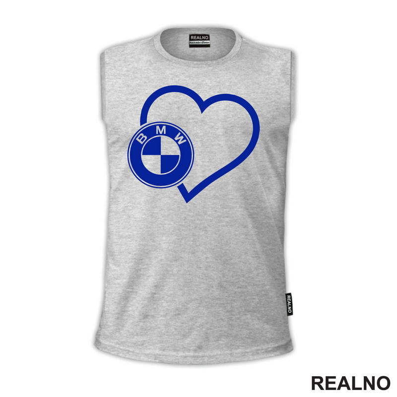 BMW In Heart - Blue Logo - Cars - Auto
