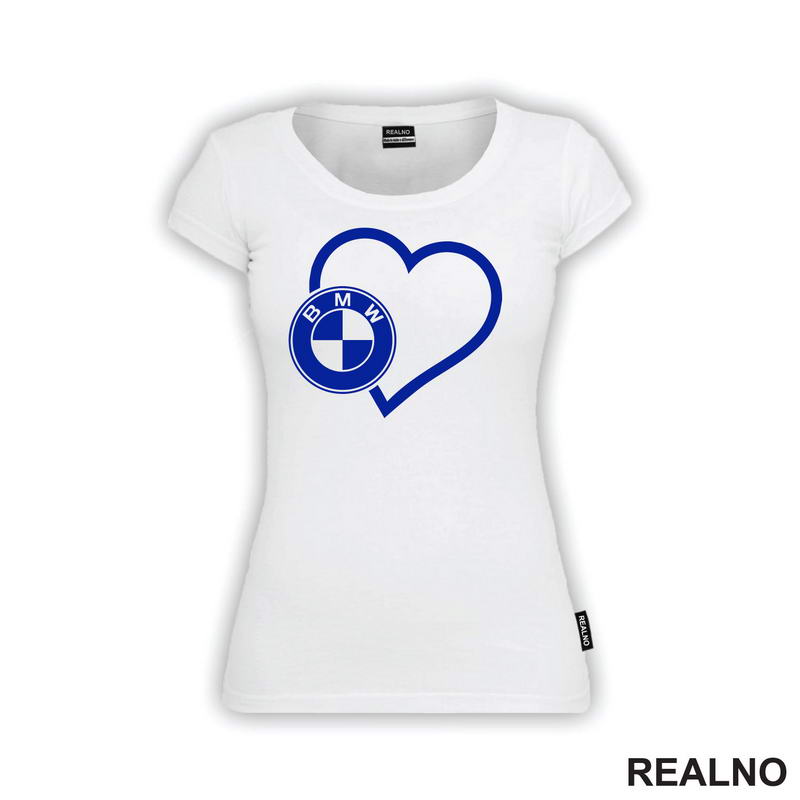 BMW In Heart - Blue Logo - Cars - Auto