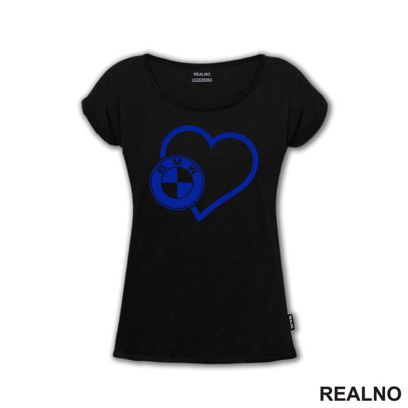 BMW In Heart - Blue Logo - Cars - Auto