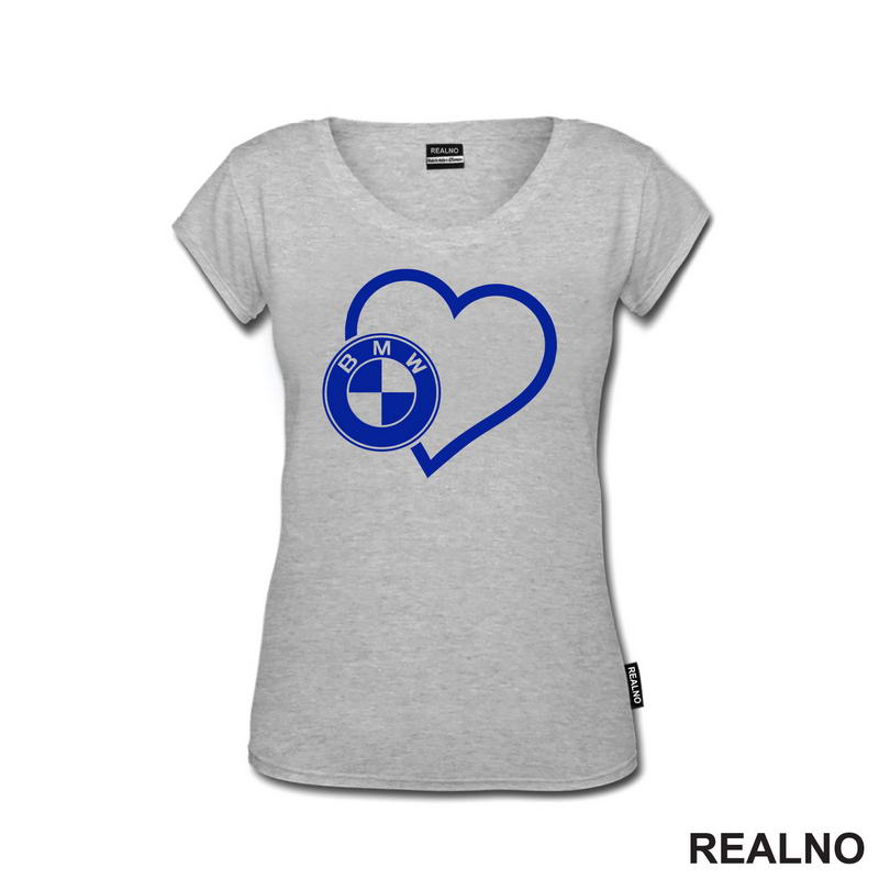 BMW In Heart - Blue Logo - Cars - Auto