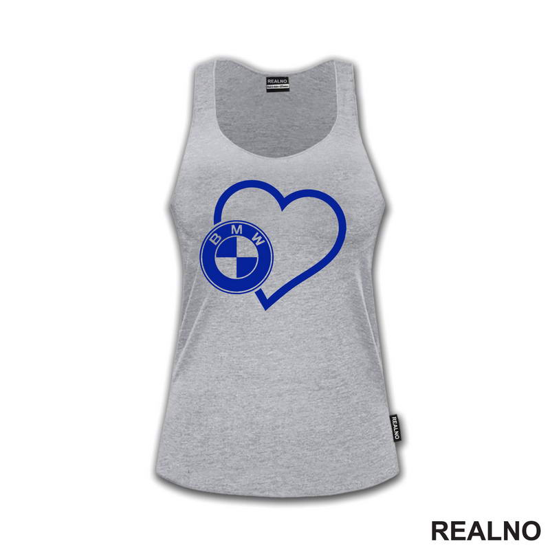 BMW In Heart - Blue Logo - Cars - Auto