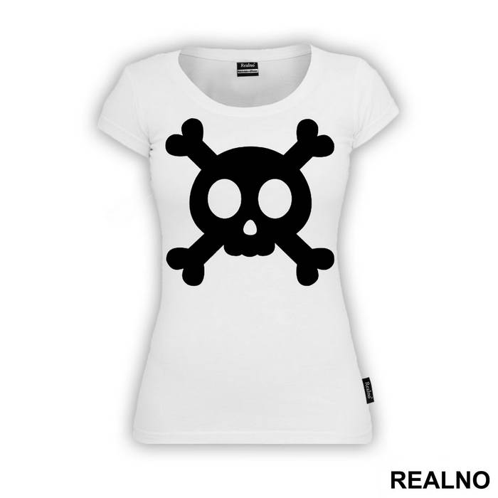 Cute Black Skull - Art - Majica