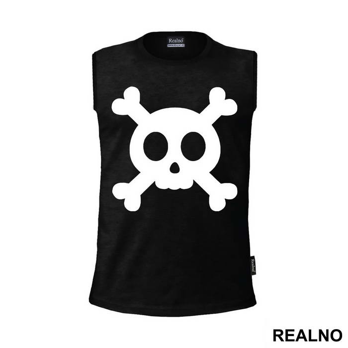 Cute Black Skull - Art - Majica
