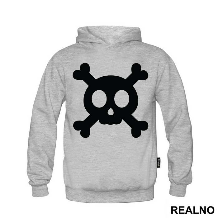 Cute Black Skull - Art - Majica
