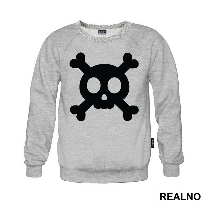 Cute Black Skull - Art - Majica