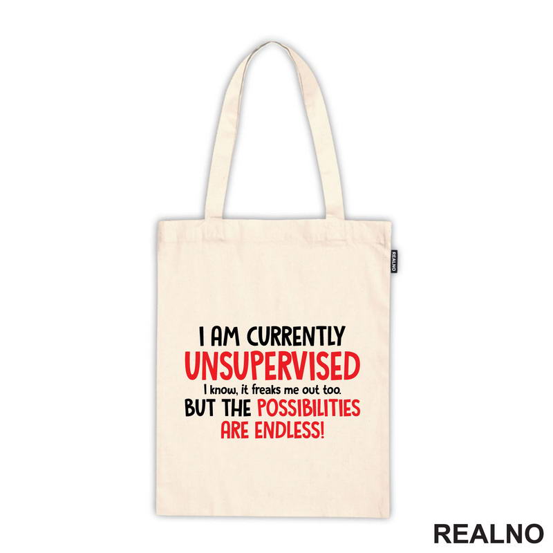 I Am Currently Unsupervised. I Know. It Freaks Me Out Too. But The Possiblities Are Endless! - Humor