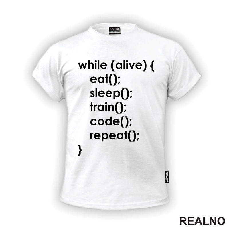 Eat, Sleep, Train, Code, Repeat - Geek