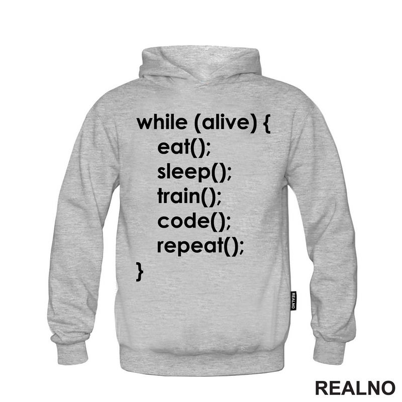 Eat, Sleep, Train, Code, Repeat - Geek