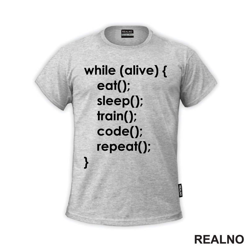 Eat, Sleep, Train, Code, Repeat - Geek
