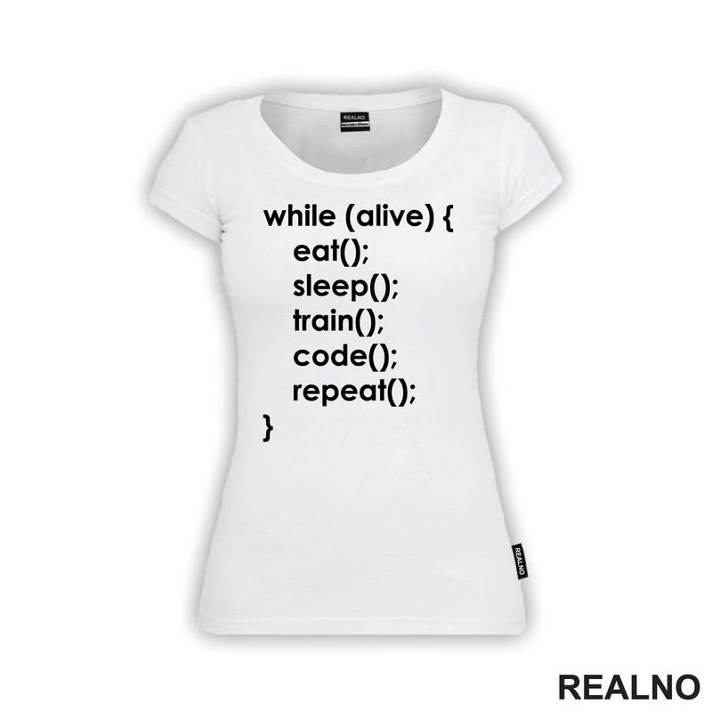 Eat, Sleep, Train, Code, Repeat - Geek