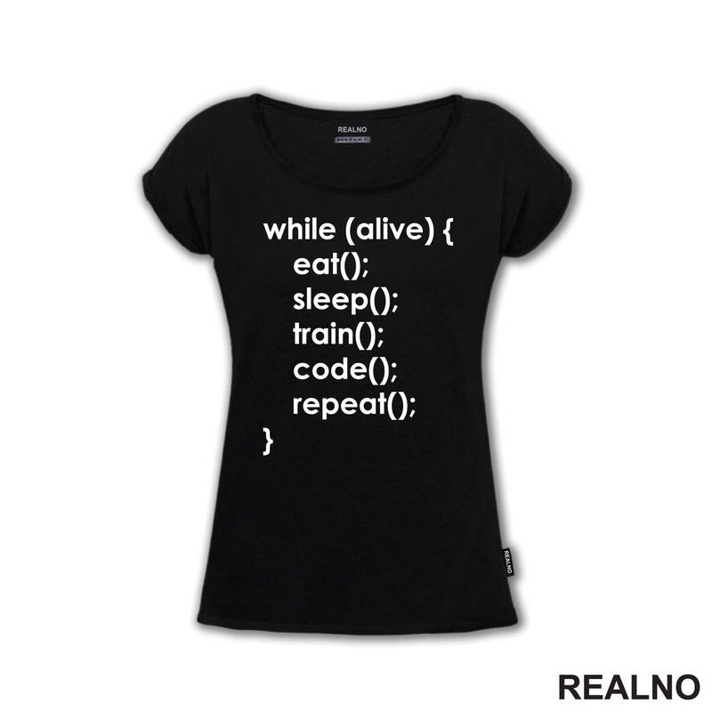 Eat, Sleep, Train, Code, Repeat - Geek