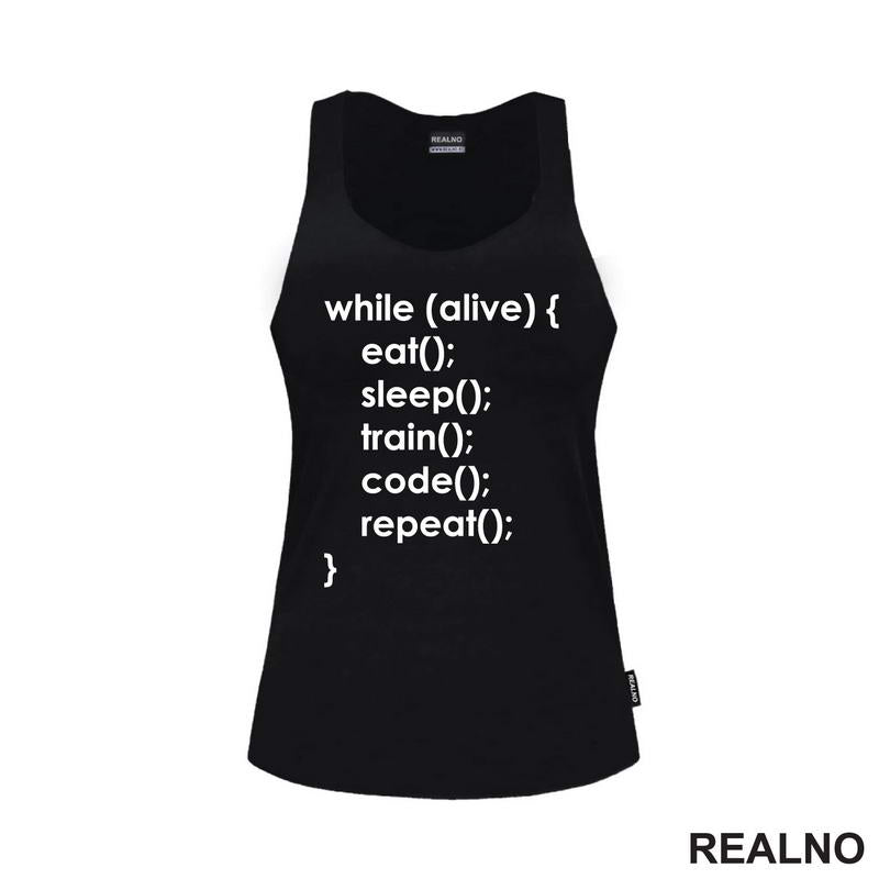 Eat, Sleep, Train, Code, Repeat - Geek
