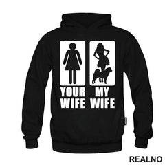 Your Wife, My Wife - Silhouette Symbols - Pas - Dog