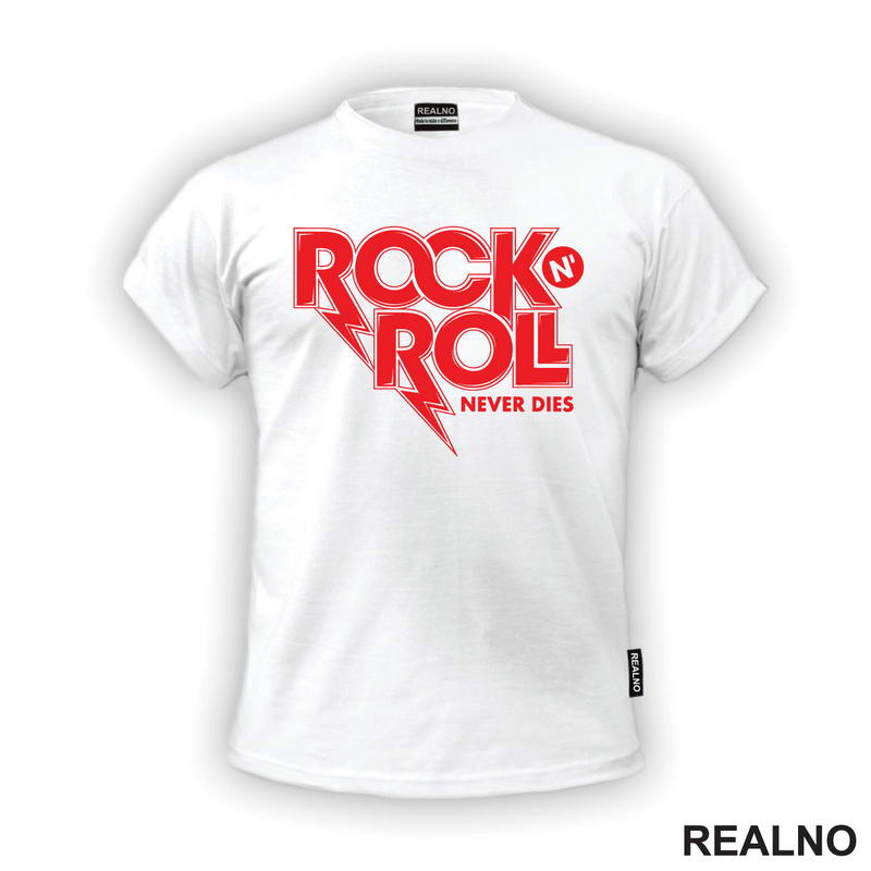 Rock N' Roll Never Dies - Red - Muzika