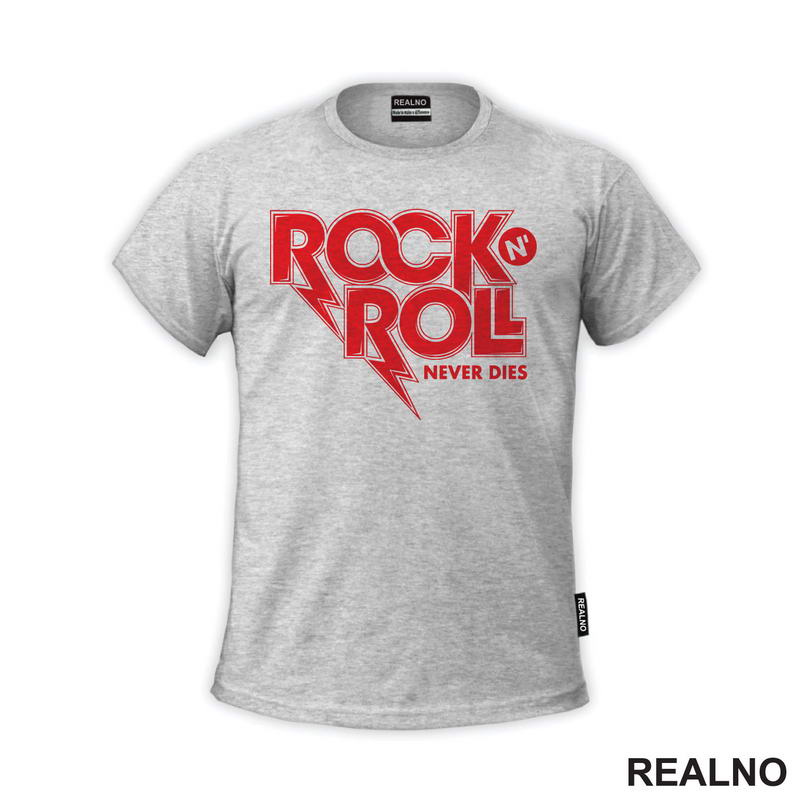 Rock N' Roll Never Dies - Red - Muzika