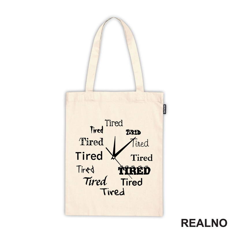 Tired - Mood Wall Clock - Humor