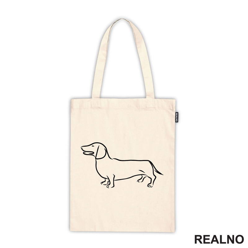 Dachshund Line Drawing - Jazavičar - Pas - Dog