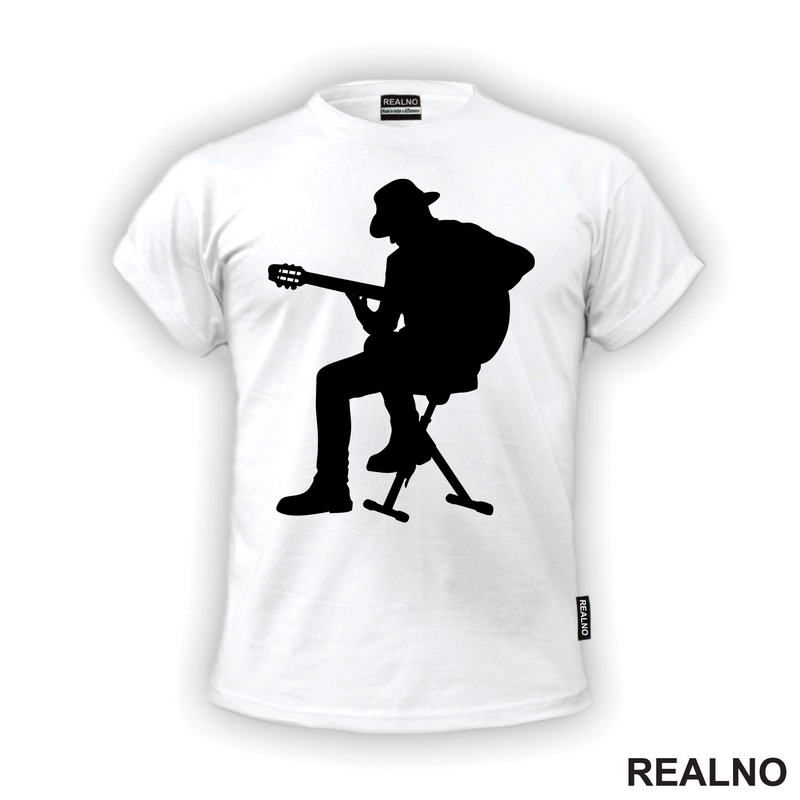 Playing Guitar - Silhouette - Muzika