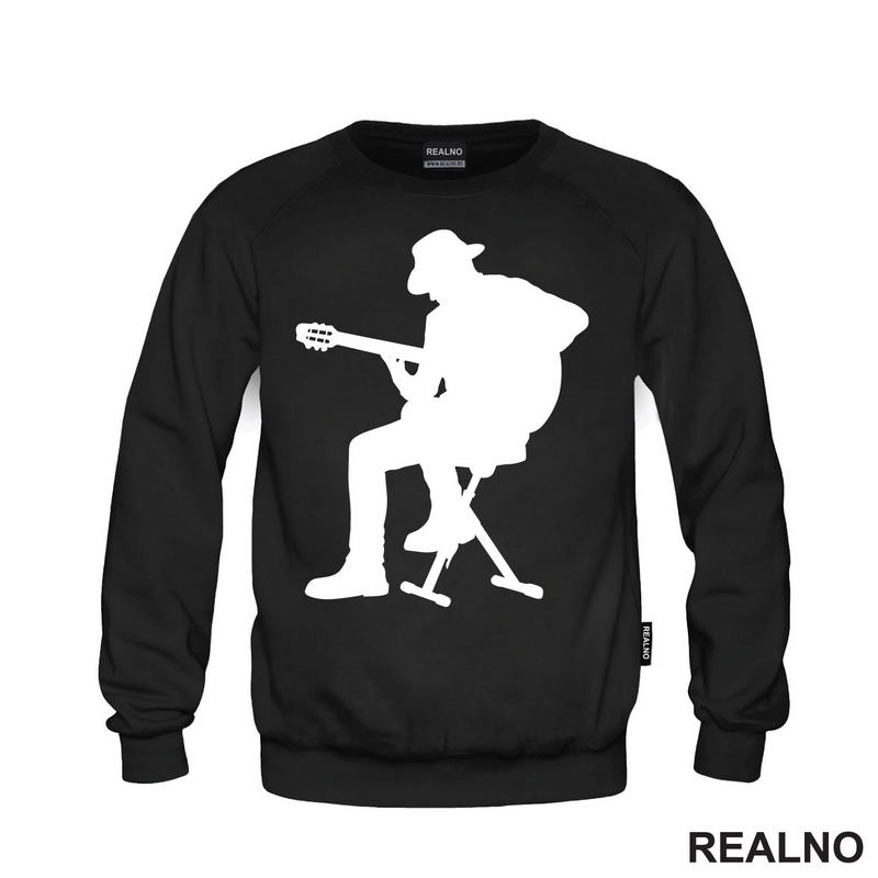 Playing Guitar - Silhouette - Muzika