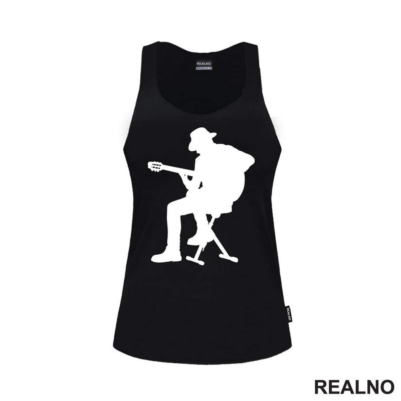 Playing Guitar - Silhouette - Muzika