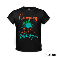Camping Is My Favorite Therapy - Colors - Planinarenje - Kampovanje - Priroda - Nature