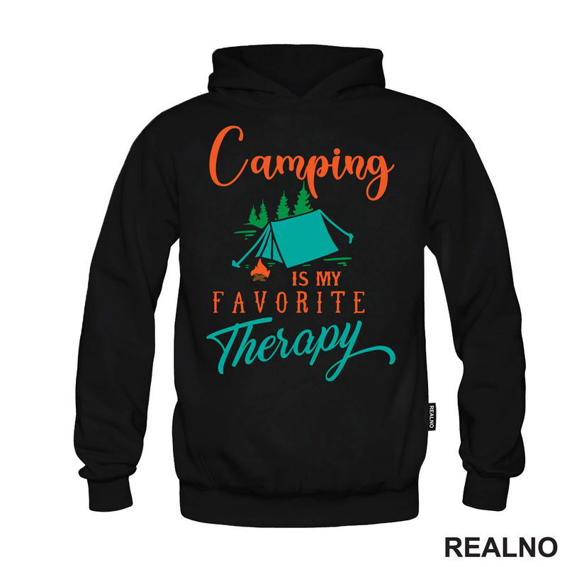 Camping Is My Favorite Therapy - Colors - Planinarenje - Kampovanje - Priroda - Nature