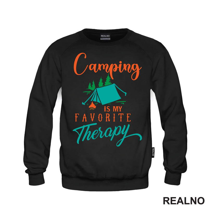 Camping Is My Favorite Therapy - Colors - Planinarenje - Kampovanje - Priroda - Nature
