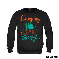 Camping Is My Favorite Therapy - Colors - Planinarenje - Kampovanje - Priroda - Nature